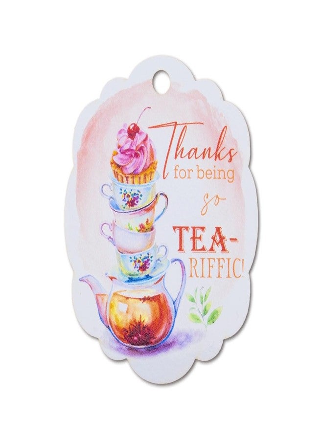 Summer-Ray.com Summer-Ray 50pcs Thanks for Being so Tea-riffic Gift Tags for for All Occasions - Image 1
